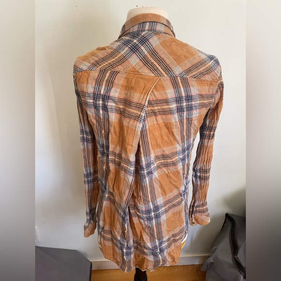 Cloth & Stone Multicolor Plaid Button Down Shirt - Picture 5 of 8